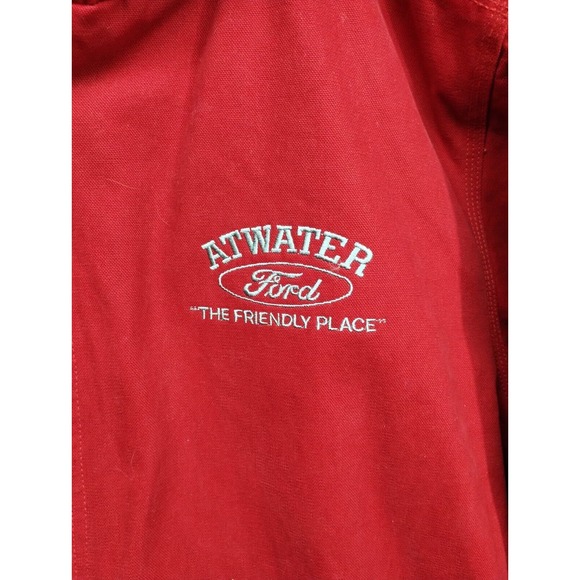 Dunbrooke Duck Canvas Crimson Jacket Men XLT XL Tall Red Quilt Lined Streetwear - Picture 3 of 11